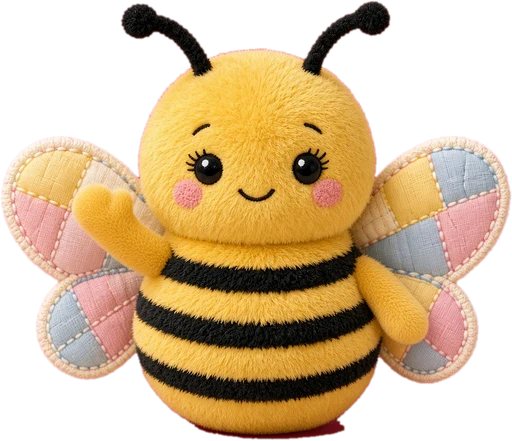 Bea the honeybee waving